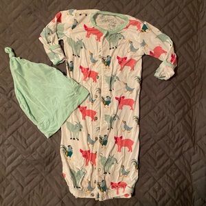 Kickee Pants 3-6 month convertible sleeper